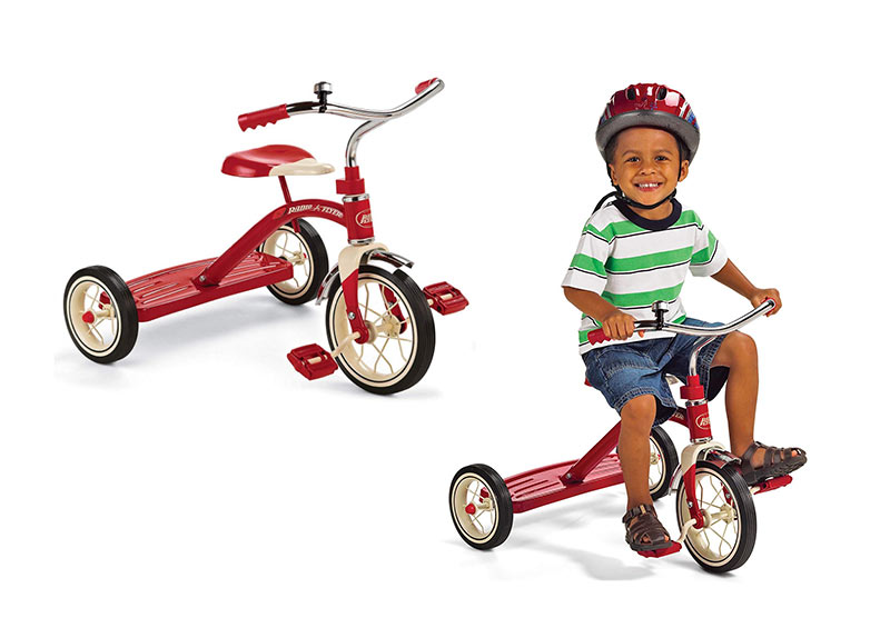 Radio Flyer Tricycle chrome handlebars and ringing